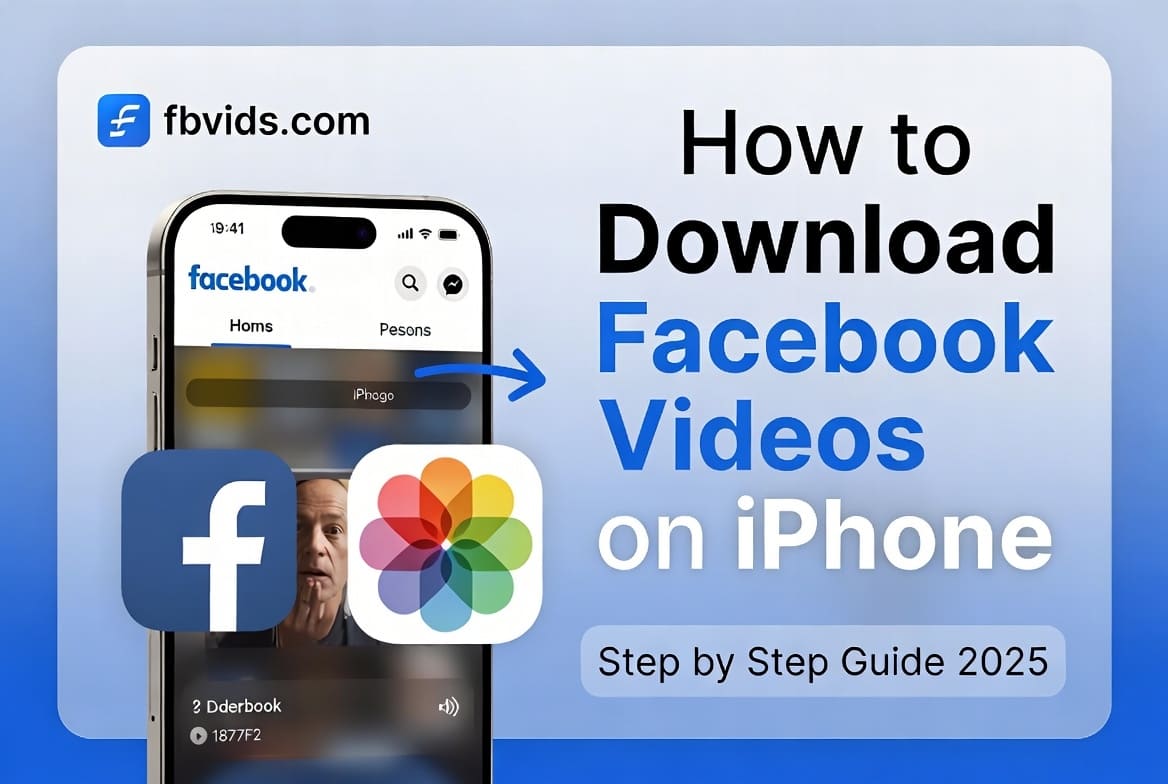 How to Download Facebook Videos on iPhone - Complete Step by Step Guide 2025